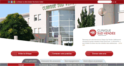 Desktop Screenshot of clinique-sud-vendee.fr